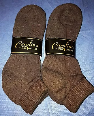 3pr Men's UPS BROWN Quarter Work Socks W/ Arch Support LG 10-13 • $8.99