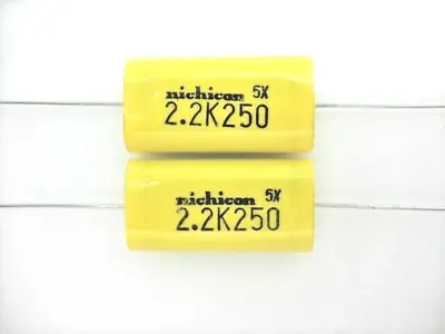 2 X - 2.2uF 250V Metallized Polyester Film Capacitor For Audio Crossover Tweeter • $6.99