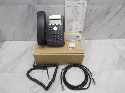 $23 • Buy Polycom SoundPoint IP330 VoIP PoE Digital Business Office Phone 2201-12330-025