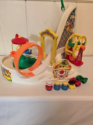 1992 Vintage Fisher-Price Little People Fun Park Complete • $49.94