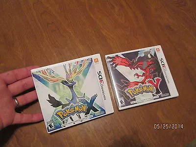 $284.41 • Buy Pokemon X Nintendo 3ds & Pokemon Y Nintendo 3ds Lot 2  Games New Us Edition