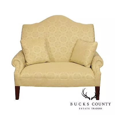 Lexington Modern Upholstered Humpback Settee Loveseat • $895