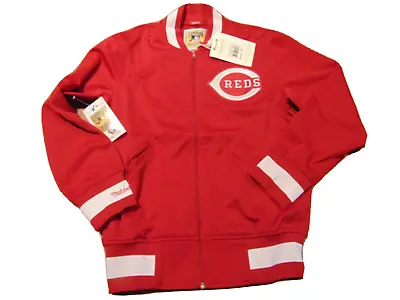 Mitchell Ness Mlb Cincinnati Reds Tailored Fit Bp Track Jacket Size 40 M • $67.88