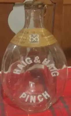 1 Empty Vintage Pinch Haig Dimple Scotch Whisky 3-sided Bottle 12 Yr 1989 W/cap • $18