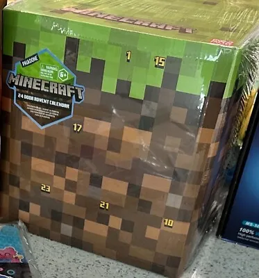 Minecraft Advent Calendar 24 Day Cube BOX Christmas Sealed • $38.99