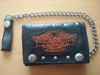 £2.99 • Buy Harley Davidson Clothes , Leather Belt Chain Wallet , Motorcycle , Biker