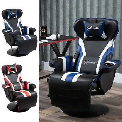 Racing Style Gaming Office Recliner Reclining Video Game Chair • $199.99