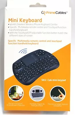 Mini 2.4GHz Portable Wireless Multimedia Keyboard With Multi-Touch Touchpad New • $29.99