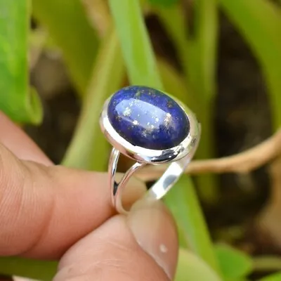 Lapis Lazuli Ring 925 Sterling Silver Ring Handmade Ring All Size • $19.87