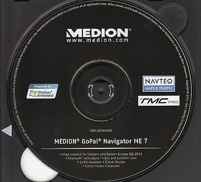 GoPal Navigator ME 7 TMC PRO Version West + Eastern Europe DVD + Exit Views  • £21.46