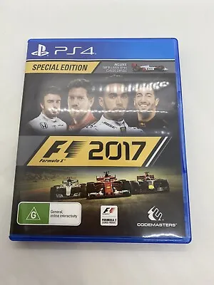 F1 2017 Special Edition + Manual - Sony PlayStation 4 PS4 Game VGC Complete • $23