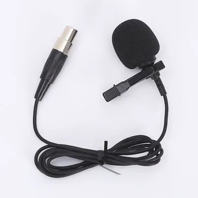 Pro Lavalier Speech Microphone For Shure Wireless Body-Pack Mini 4pin XLR TA4F • $10.99