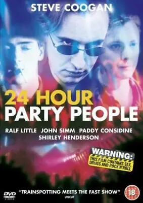 24 Hour Party People DVD (2004) Steve Coogan Winterbottom (DIR) Cert 18 • £2.10