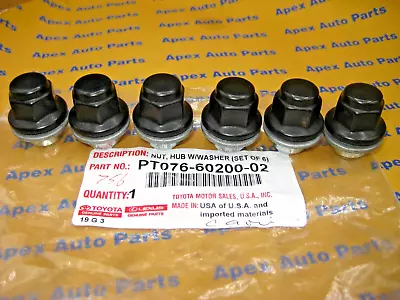 Toyota TRD Tacoma FJ 4Runner Lug Nut Set Genuine OEM TRD Toyota New Black • $32.82