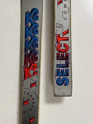 Vintage 80s K2 Select 6.7 170cm Skis Tyrolia Bindings Decor Display • $49