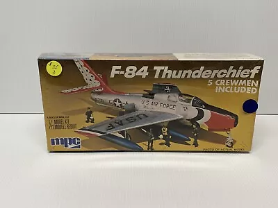 NEW MPC F-84 Thunderchief USAF Jet Fighter Crewmen T-Birds 1/72 Scale Model Kit • $19.99