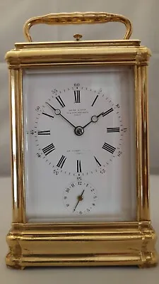 French Carriage Clock Petite Sonnerie LEROY Et Fils - Drocourt Hollingue • $3161.16