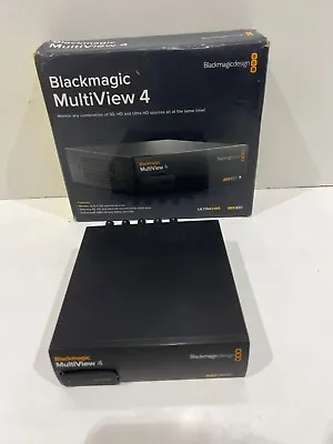 BlackMagic Design MultiView 4 6G SDI Multi Viewer 4 • $515