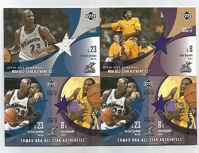 Kobe Bryant & Michael Jordan Jersey Cards! Number 8/300 & 238/300! Plus Plus!! • $2299.99