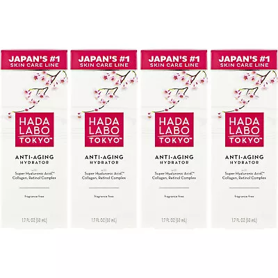 4 Pack Hada Labo Tokyo Anti-Aging Hydrator 1.7 Ounce Each • $54.73