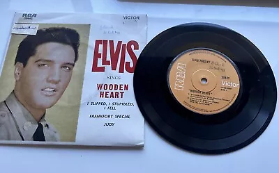 Elvis Presley 45rpm E.p. RCA 20442 - Wooden Heart Vinyl Record • $9.75