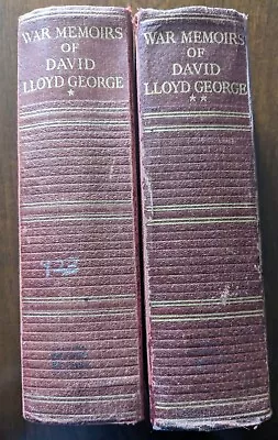 War Memoirs Of David Lloyd George 1938 • £15