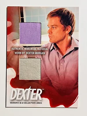 Breygent DEXTER Screen Worn Costume Wardrobe Card Michael C Hall Showtime TV USA • $29.08