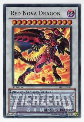 Yugioh STBL-EN042 Red Nova Dragon Ultra Rare 1st Edition NM/LP • £9.95