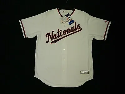$40 • Buy Official Washington Nationals 2019 Limited Edition White Cool Base Jersey Small