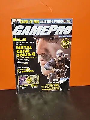Gamepro Magazine #220 January 2007 - Metal Gear Solid 4 Cover W Poster • $9.90