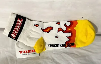 Vintage Trek FUEL Flames Socks Mountain Bike Mtb Race Top Ex 70 80 90 Large / XL • $45