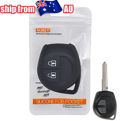 $8.49 • Buy Car Key Shell Case Fob Remote Cover For Swift Sx4 Grand Vitara Jimny Liana Liana