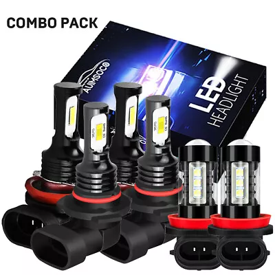 For Volvo VNL VNM 2004-2015 Combo LED Headlight High/Low Beam Fog Light Bulbs • $37.99