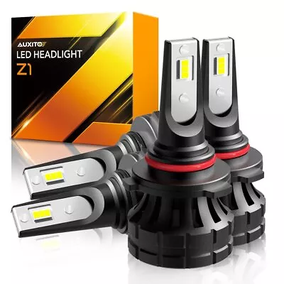 AUXITO LED Headlight Kit 200W Hi/Lo Beam 9005 9006 Combo Bulb 6000K Super Bright • $46.99