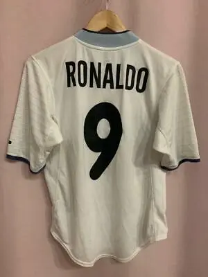 £95.99 • Buy Internazionale Italy 2000/2001 Away Football Shirt Jersey Maglia Sz S Ronaldo #9