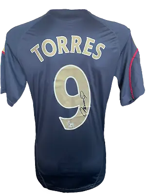 £200 • Buy Fernando Torres Signed Liverpool 2009/10 Away Shirt
