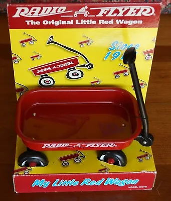 Vintage Radio Flyer Toy Wagon With Box NIB My Little Red Wagon 901 • £17.99