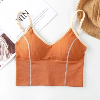 Strapless Tube Tops High Elastic Color Matching Bra Tank Up  Women Girls • £4.66