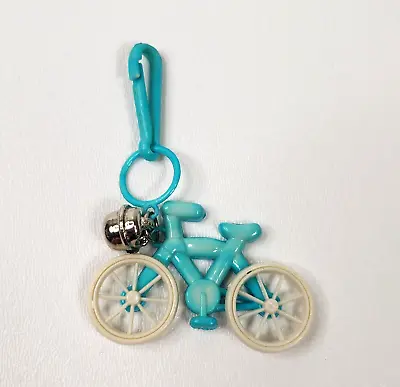 Vintage 1980s Plastic Bell Charm Bike Bicycle For 80s Necklace • $24.55