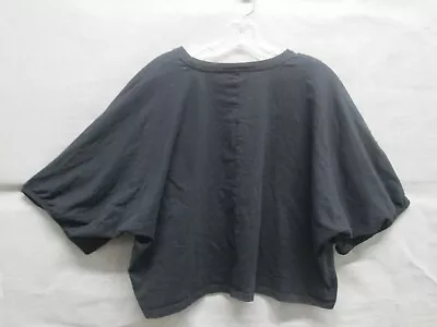 Zara Shirt Womens Extra Large Black Oversized Boxy Pullover Ladies Casual Top • $23.98