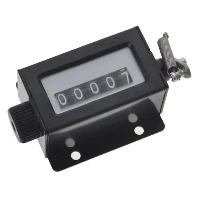 5 Digit Manual Hand Tally Counter Resettable Mechanical Clicker Display Stroke • $10.99