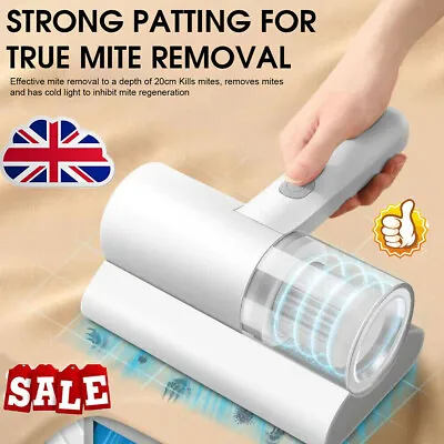 £17.99 • Buy Wireless Mite Remover Rechargeable Handheld Home Bed Vacuum Filter Sterilizer