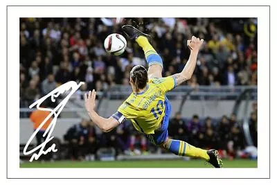 Zlatan Ibrahimovic - Sweden Autograph Signed Photo Poster Print • £6.89