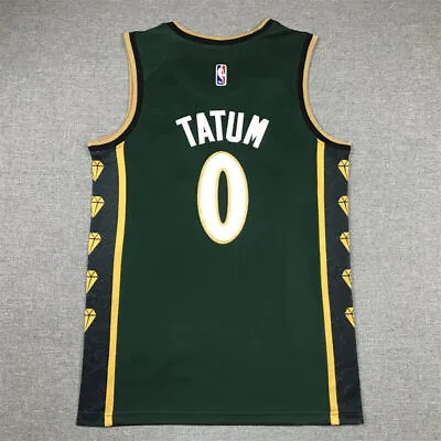 Jayson Tatum #0 Boston Celtics Green Men's Basketball Stitched S-2XL Jersey.. • $29.36