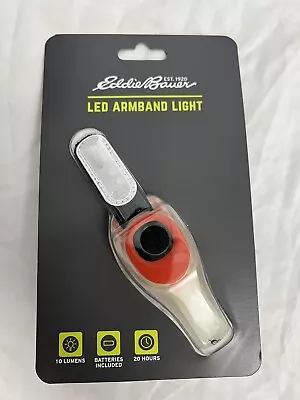 Eddie Bauer Blinking LED Arm Band Light Night Safety Walking Running NEW - Red • $7.50