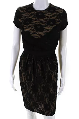 Marc Bouwer Hybrid Women's Floral Lace A-Line Dress Multicolor Size 4 • $34.01