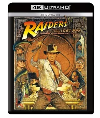 Indiana Jones And The Raiders Of The Lost Ark New 4K Ultra HD Region B Blu-ray • $54.95