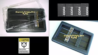 2 - Memory RAM Sticks Tray Case For PC Server DDR DIMMs - New Fits 100 Modules • $21.60