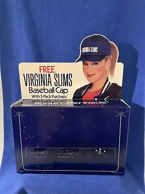 Vintage 90s Virginia Slims Baseball Cap Ballgame Sweepstakes Cigarette Promo NIP • $45.99