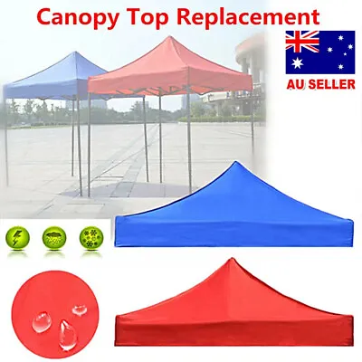 Garden BBQ Gazebo Top Cover Cloth Roof Replacement Fabric Tent Canopy 2x2m 3x3m • $50.05